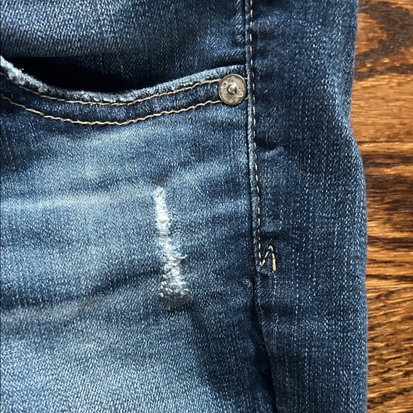 AG Adriano Goldschmied Distressed Blue Jeans - Picture 6 of 11